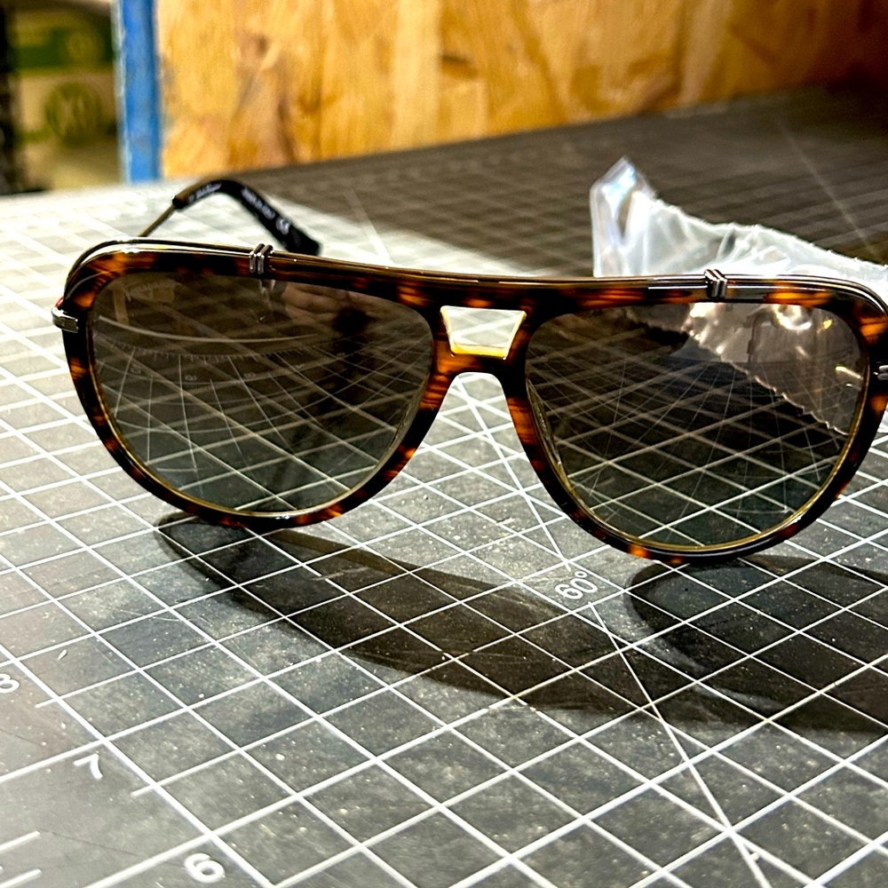 Salvatore Ferragamo Polarized Aviator Sunglasses